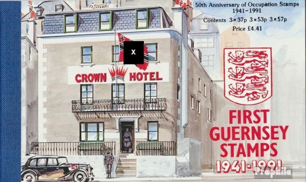 Briefmarken GB - Guernsey 1991 Mi MH34 (kompl.Ausg.) Produktbild 
