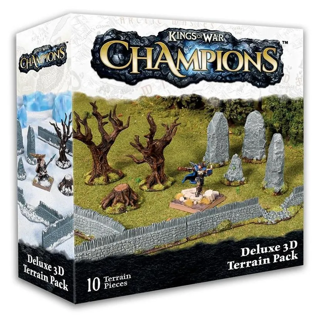 Terrain 3D pour Wargame et Jeu de Figurines Rois de la Guerre Luxe