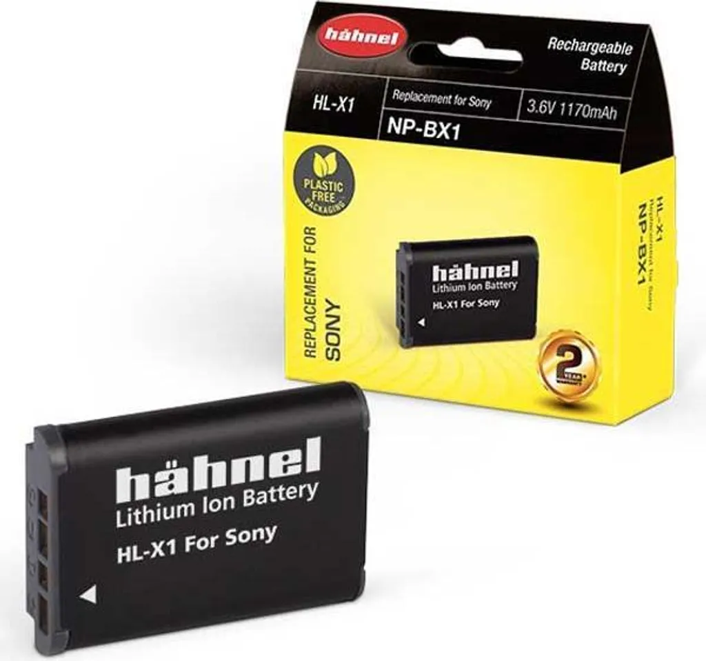 Batterie Hähnel HL-X1 Li-Ion 1170 mAh : Évitez les Pannes de Votre Sony