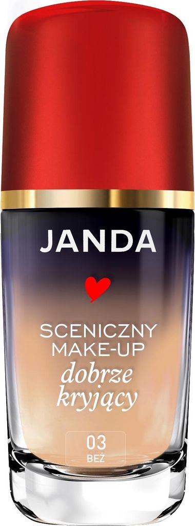 JANDA - MAKE - UP Fond de teint pour visage de scène, 30ml Image du produit 