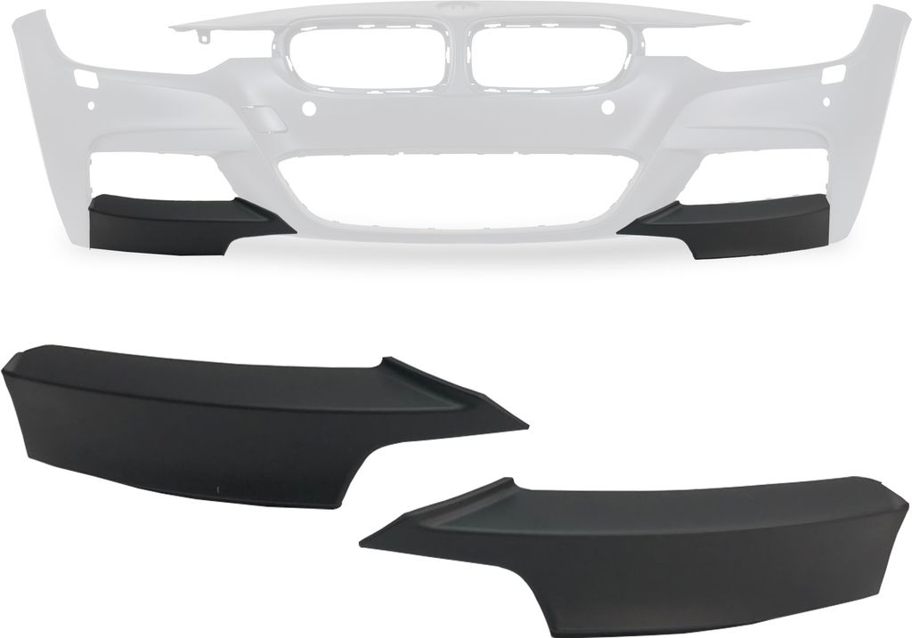 Spoilerecken Frontspoiler Flaps Spoiler Stoßstange für BMW 3er F30 F31 2012-2017