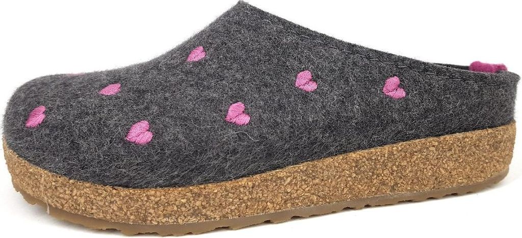 Chaussons Haflinger Grizzly Cuoricini pour femmes, modèle Image du produit 
