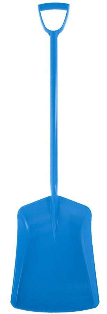Kerbl Universal-Kunststoffschaufel D-Griff, royalblau