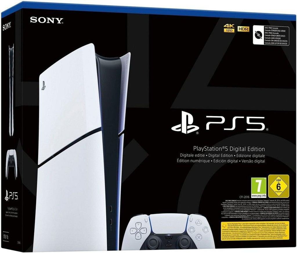 Playstation 5 Digital Slim 1TB Productafbeelding 