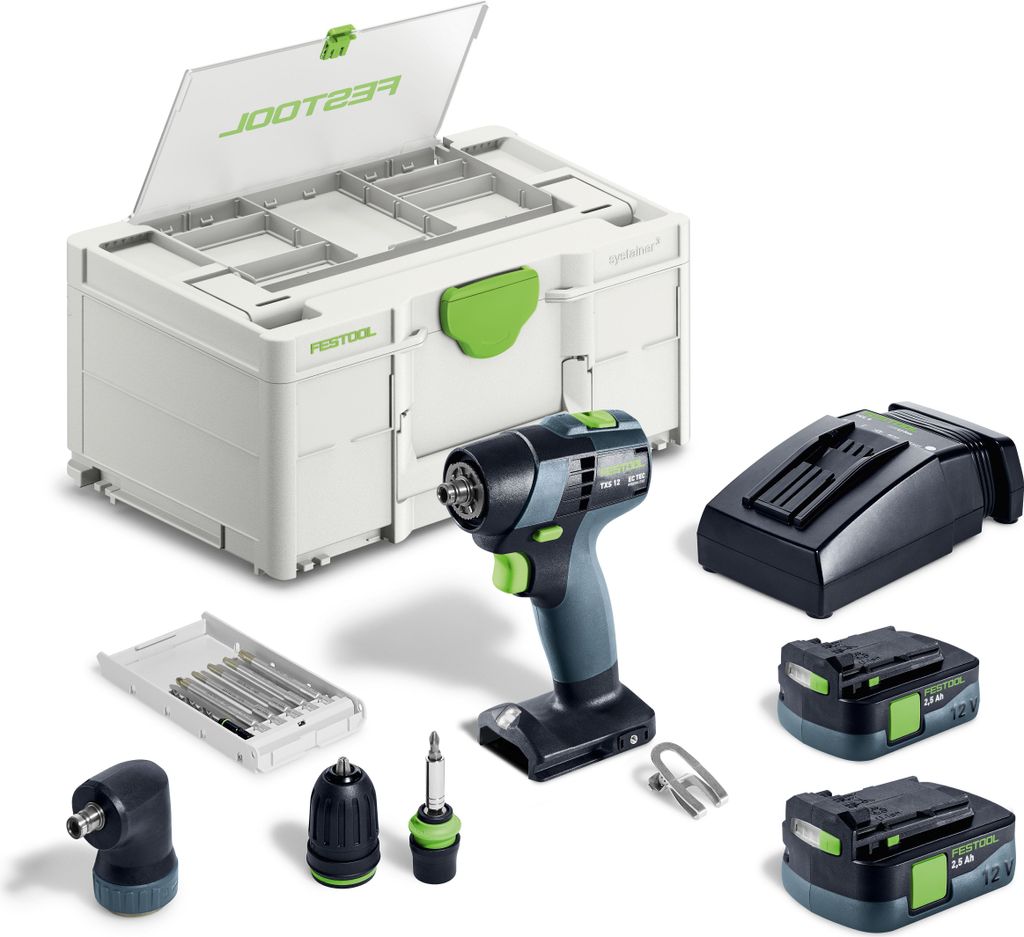 Set di trapani avvitatori a batteria Festool TXS 12 2,5 Immagine del prodotto 