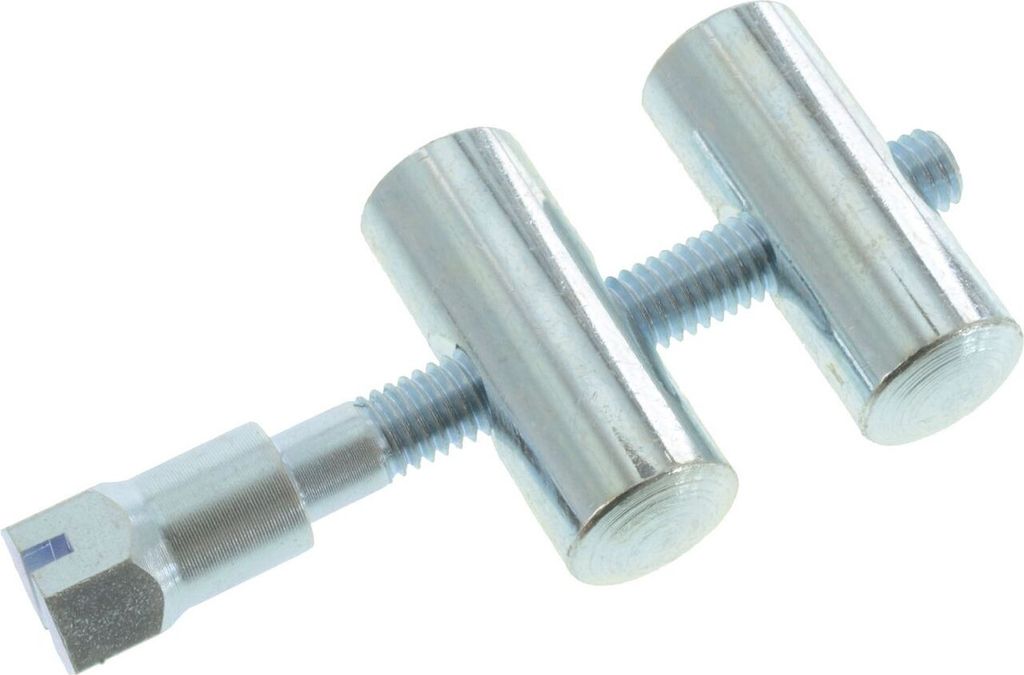 Set Zugbolzen, vorderer + hinterer mit Schraube, verzinkt - zur Batteriehalterung, pass. für AWO 425T