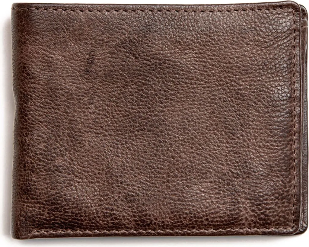 Porte-monnaie de Voyage en Cuir Brun : Organiseur Submarine Harold's