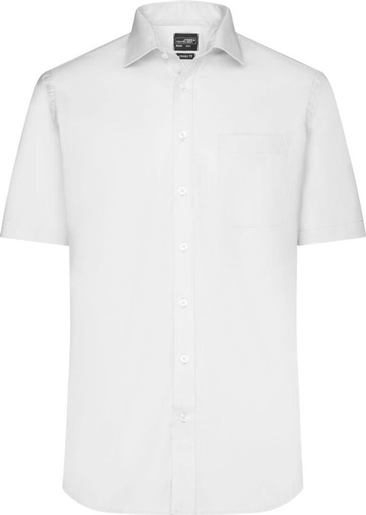 Men's Shirt Shortsleeve Micro-Twill white, Gr. XXL