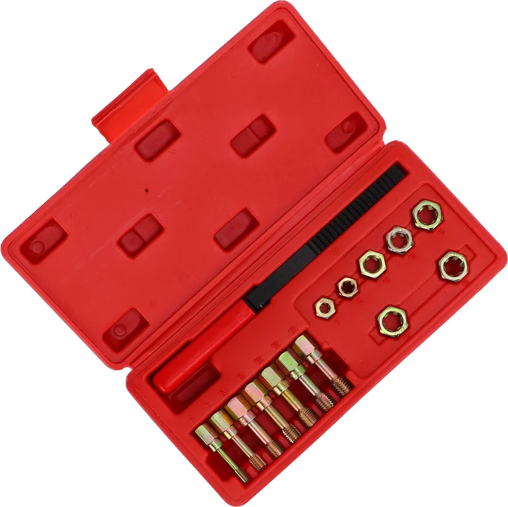 Réparer un Filetage Abîmé avec ce Kit de 15 Tarauds et Filières Métriques