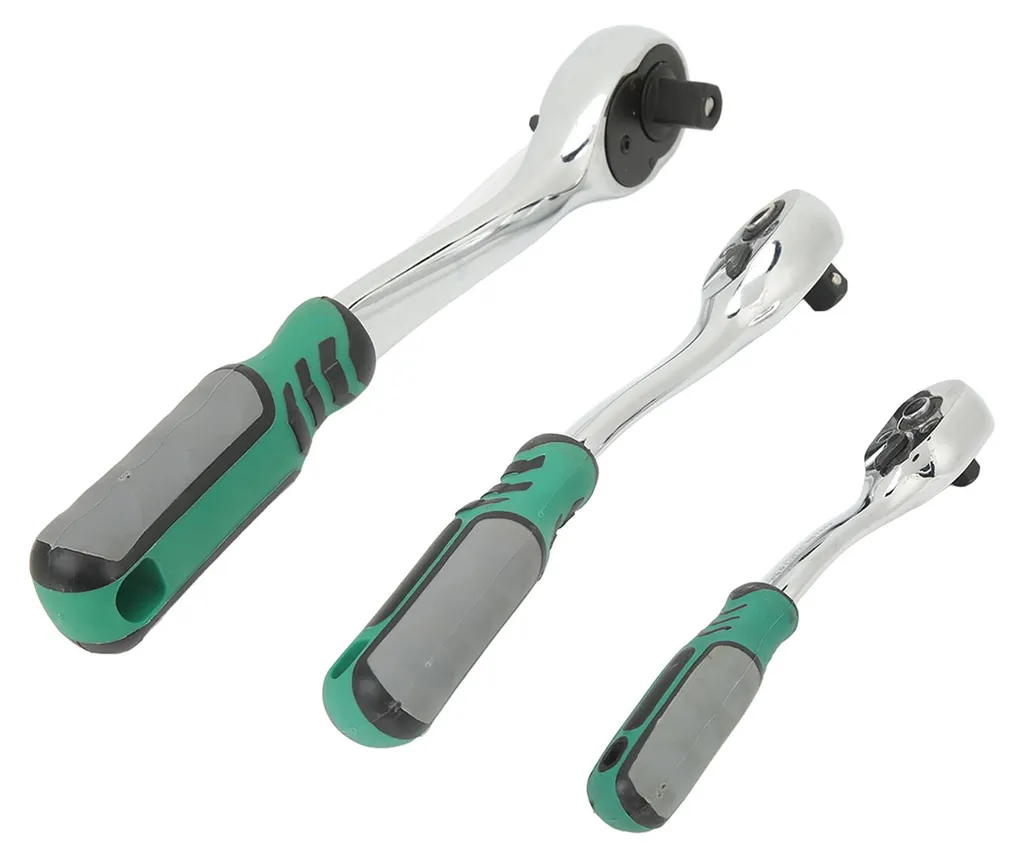 Clé à douille à cliquet 72 dents inox avec système de verrouillage rapide - 8