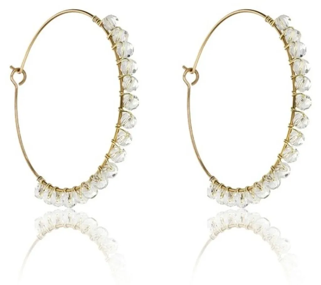 Boucles d'oreilles Naomi Anneaux dorés : fini les bijoux qui ternissent