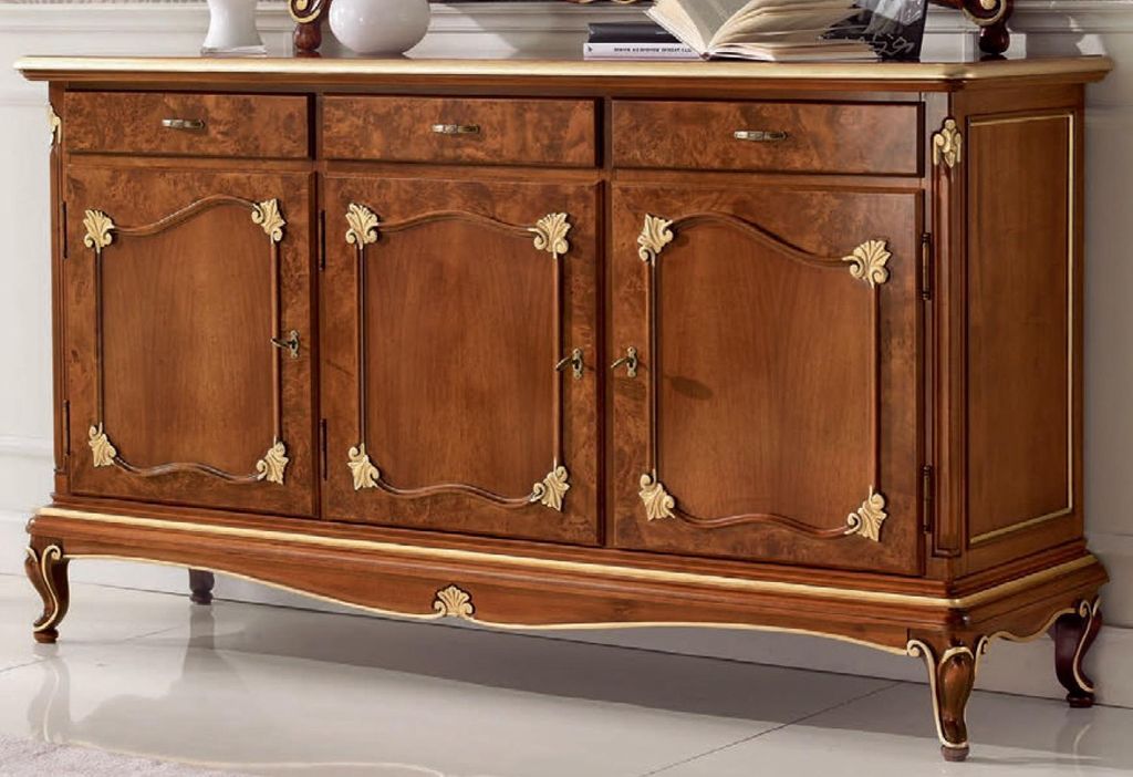 Luxus Kommoden Schrank Regal Möbel Holzschrank Italy Sideboard Kommode Schrank