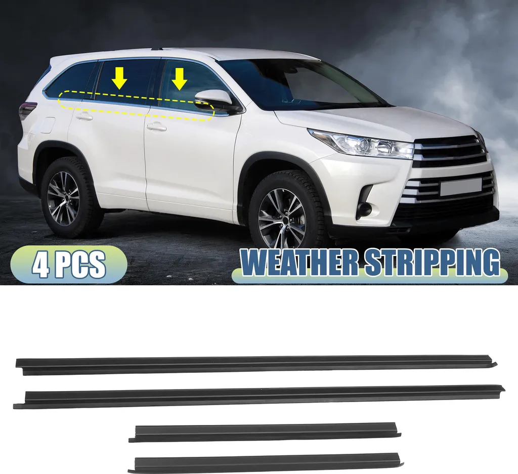 4 Joints d'Étanchéité de Vitre pour Nissan D21 Base SE XE 2.4L 1986-1994