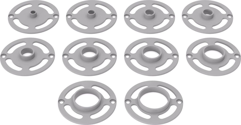 PRIWAS Kopierhülsen-Set passend für Festool Oberfräsen und Kantenfräsen | Kopierringe passend für Festool Fräsen - Typ A Set 2