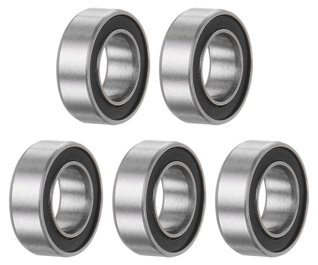 5 Stš¹ck MR95-2RS Rillenkugellager 5x9x3mm Chromstahl Miniatur-Lager Doppelt abgedichtet Pr?zisionslager, P6 (ABEC 3)
