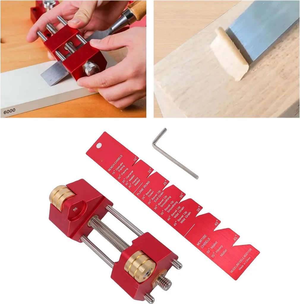 Guide de meulage pour angle constant pour ciseaux à bois et menuisiers - 12
