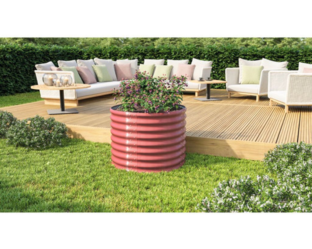 Vitavia Hochbeet "Vita 630 RUND" rubin