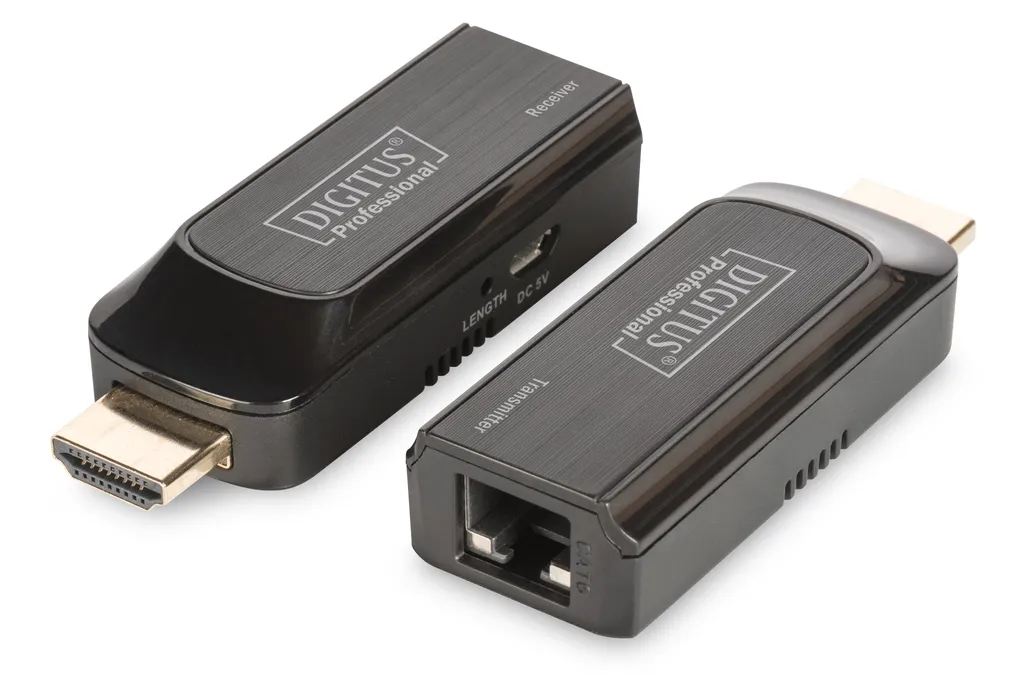 Prolongateur HDMI DIGITUS Cat6 50m Full HD avec alimentation via USB