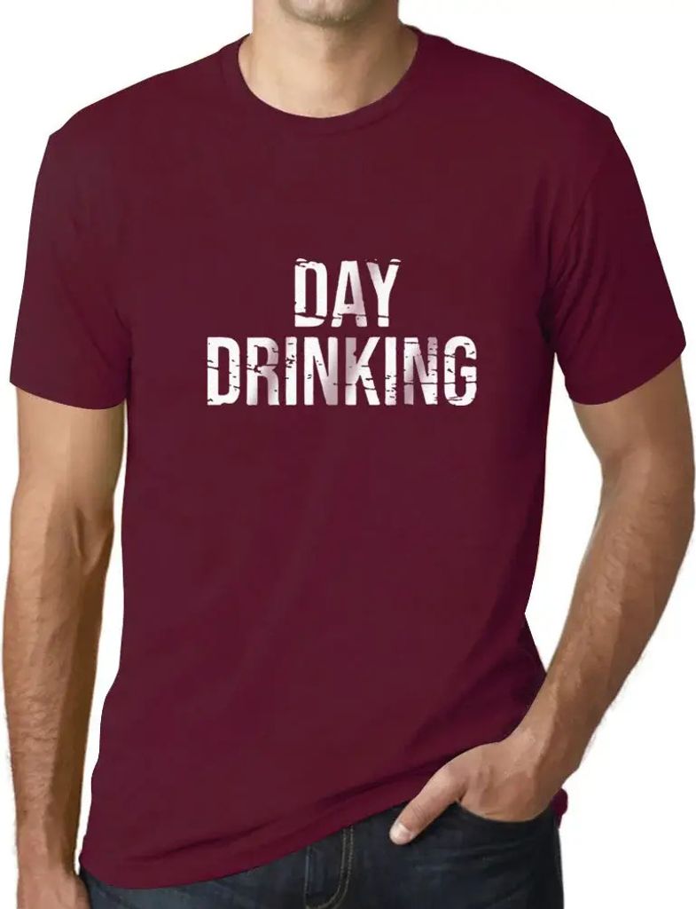 Herren Grafik T-Shirt Den ganzen Tag lustig trinken zu Thanksgiving – Drinking All Day Funny Thanksgiving – Öko-Verantwortlich Vintage Jahrgang