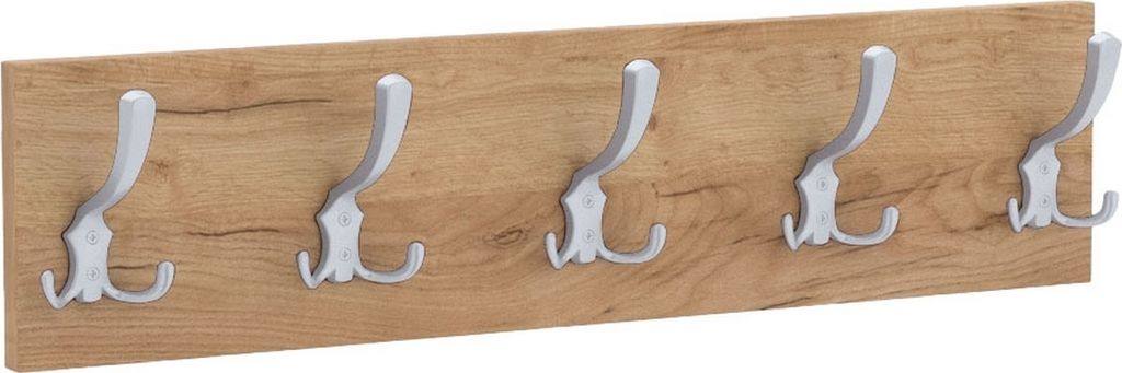 AKKE Gold Craft Garderobenleiste horizontal klein ALU haken BxH: 70x15 cm