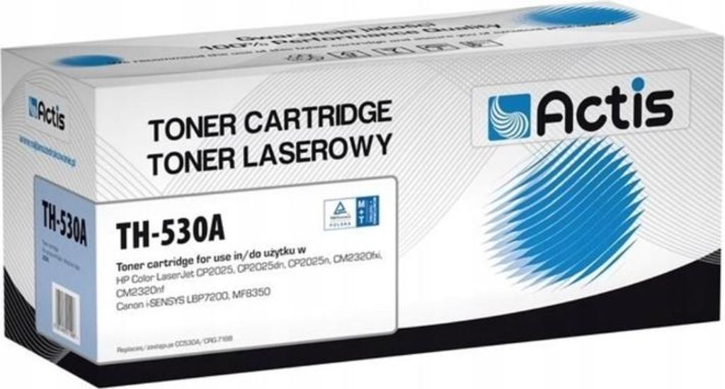 Actis TH-530A Toner (replacement for HP 304A CC530A Canon CRG-718B; Standard; 3600 pages; black)