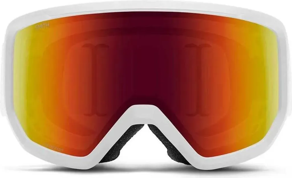 Masque de ski Smith Transfer Blanc CAT3 pour une glisse fluide