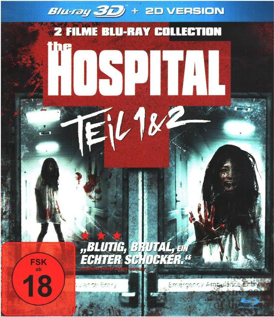The Hospital Teil 1 & 2 - 3D Blu-ray & 2D Version & 3D Bonus Film