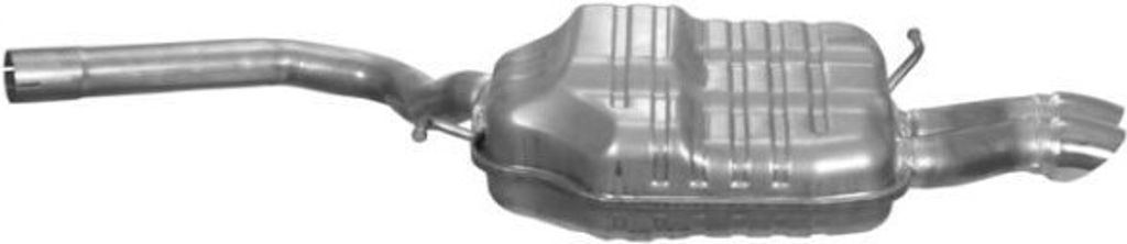 VEGAZ AS-313IMA Endschalldämpfer für AUDI A4 Avant (8ED, B7) Auspuff