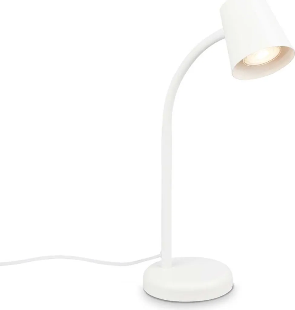 Lampada da tavolo, bianca, 1xGU10/max. 9W escl.