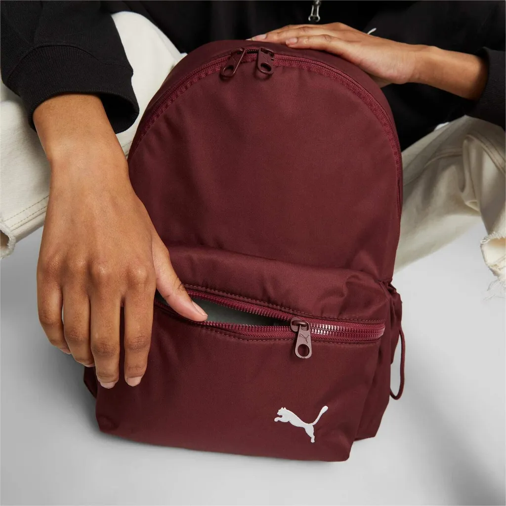 Sac à dos bordeaux PUMA Core Her Backpack - Design compact et léger