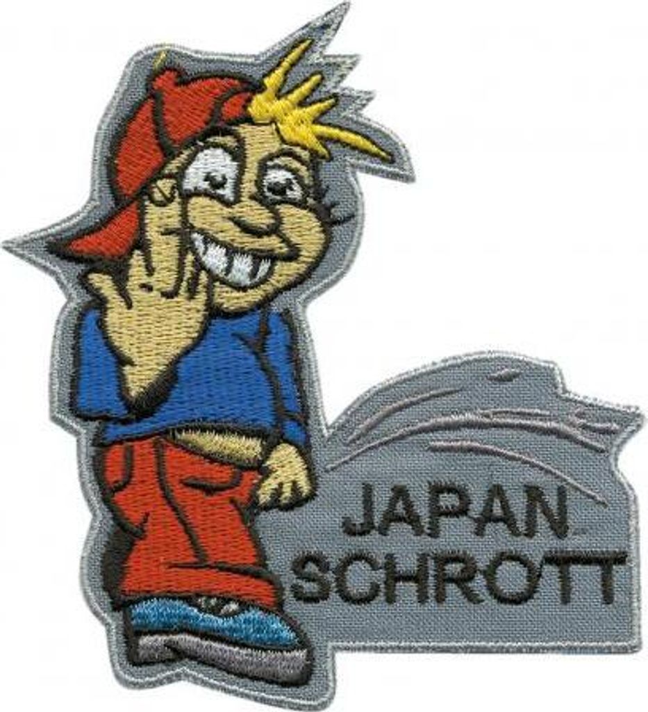 Aufnäher Pinkelmännchen - Japan Schrott - 01935 - Gr. 8cm x 11cm