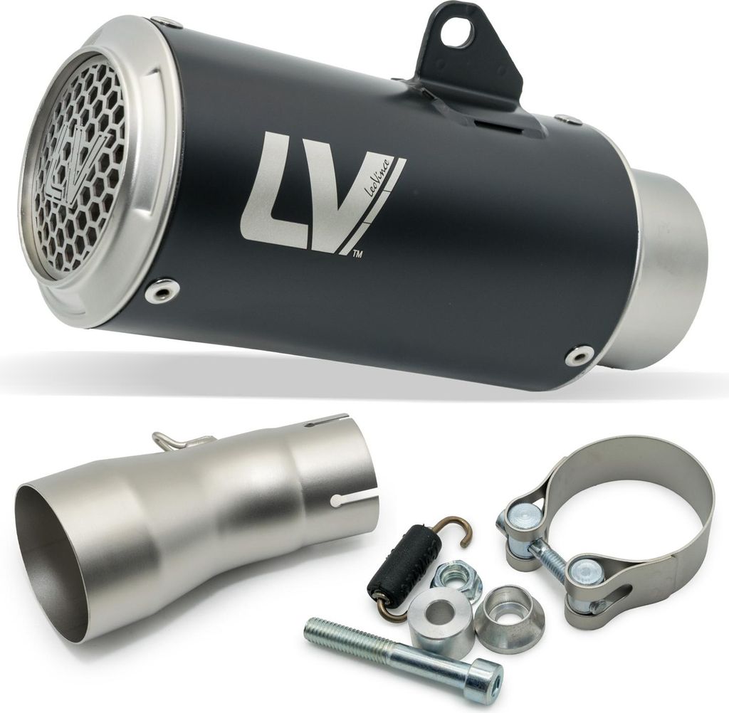 Zadní tlumič výfuku LeoVince LV CORSA S Black Edition s Obrázek produktu 