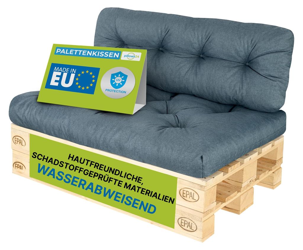 Pillows24 - Palettenkissen wasser- und UV-beständig - 2ER Produktbild 