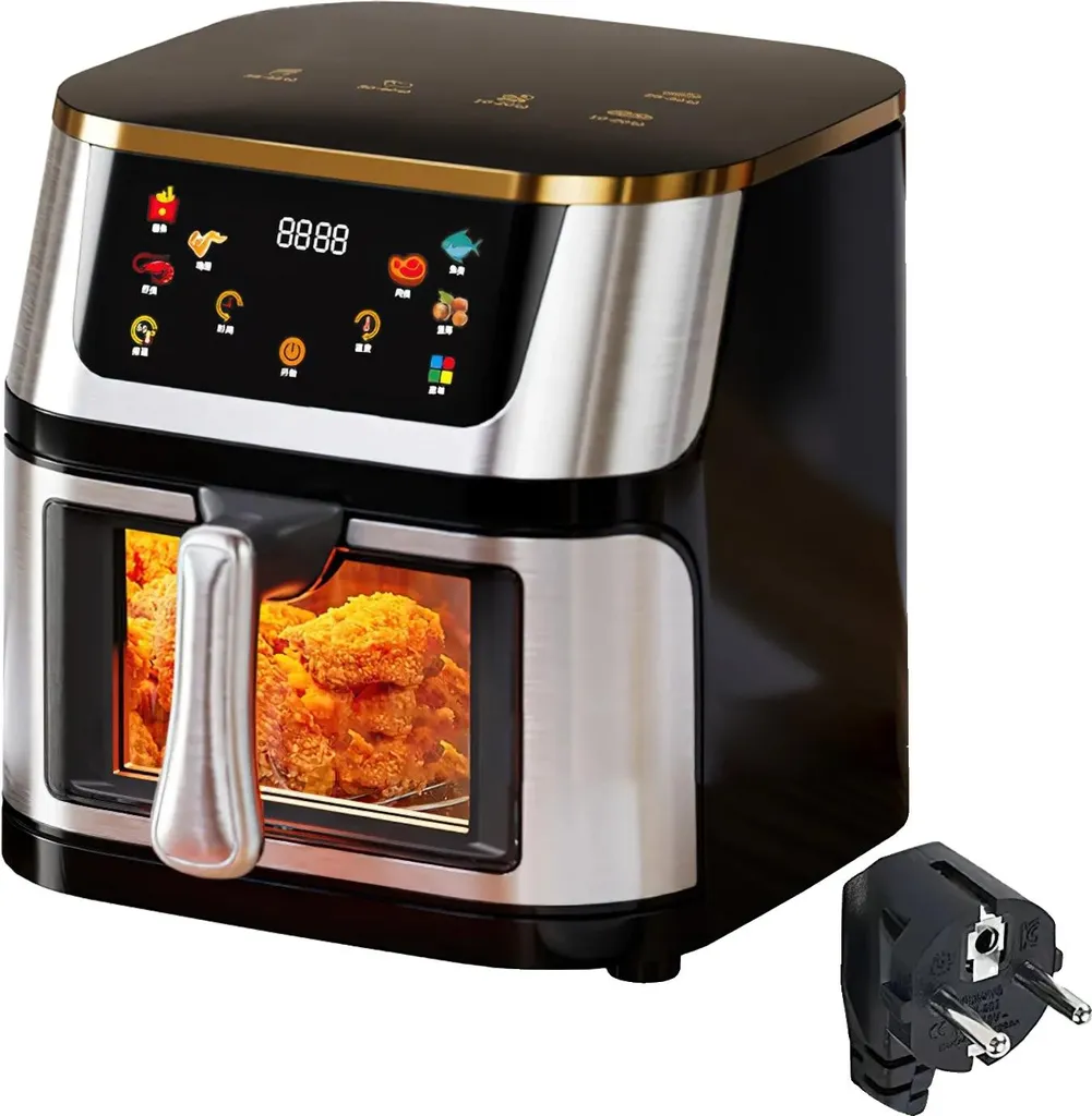 Friggitrice Aria 8L Touch 10 Prog - Basta Forno Lento, Passa al Turbo!