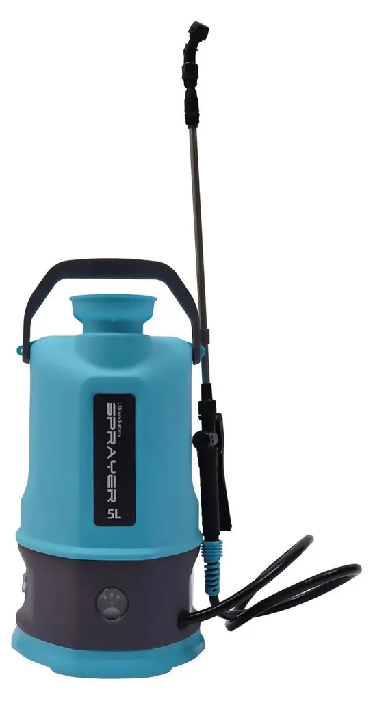 Pulvérisateur électrique automoteur 5 litres pour le jardinage Bleu
