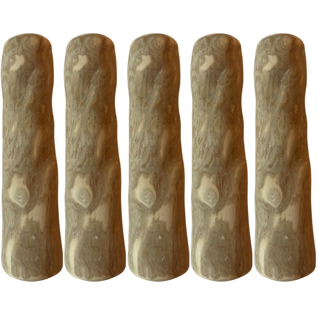 Kaffeeholz Kauspielzeug für Hunde (5 Stück), Kauwurzel XL (20–23 cm) – natürliches Kauholz, robust, langlebig, zur Zahnreinigung & Zahnpfleg...