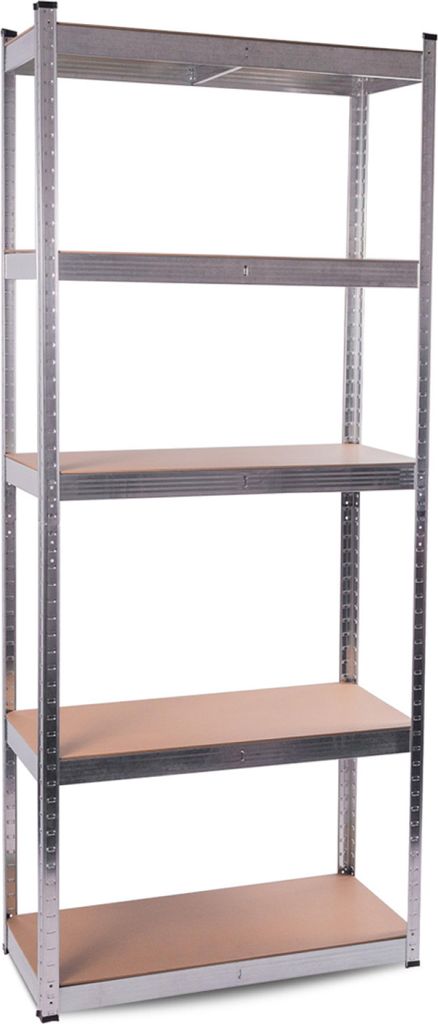 Aga Kovový regál 174x75x30 cm 5 polic Obrázek produktu 