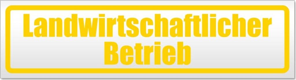 Landwirtschaftlicher Betrieb Magnetschild Schild magnetisch