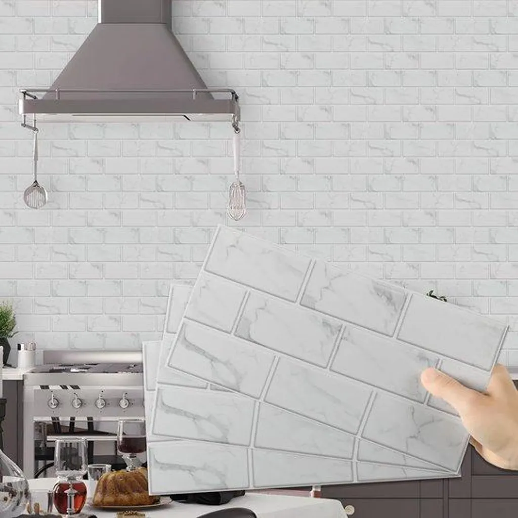 Rénovez vos murs avec ces 12 dalles PVC marbre 15x30 cm sans gros travaux