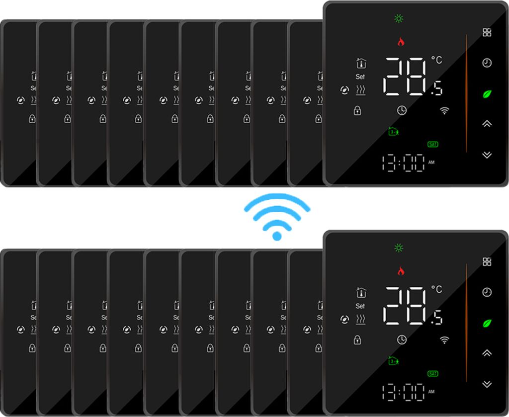 20X WiFi inteligentní pokojový termostat Termostat, vodní Obrázek produktu 