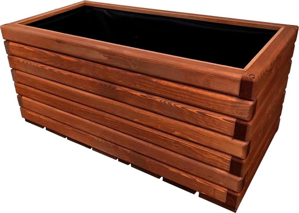 HolzGarden Dřevěný květináč z masivu impregnovaný včetně Obrázek produktu 