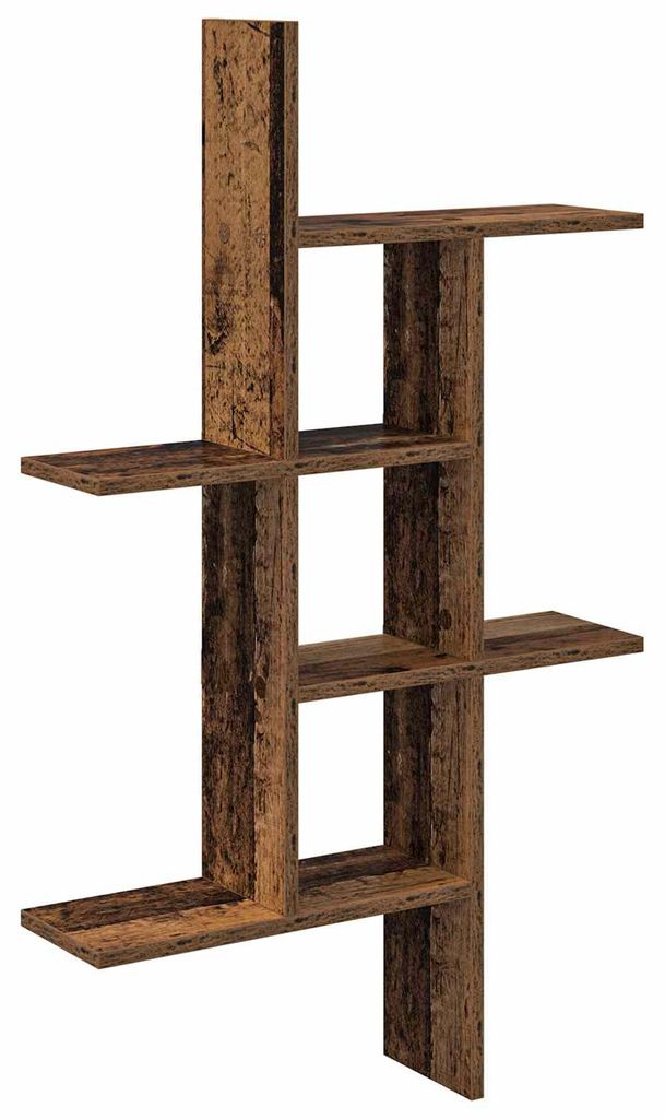 Estantería de pared, madera maciza, 61 x 15 x 102 cm Imagen del producto 