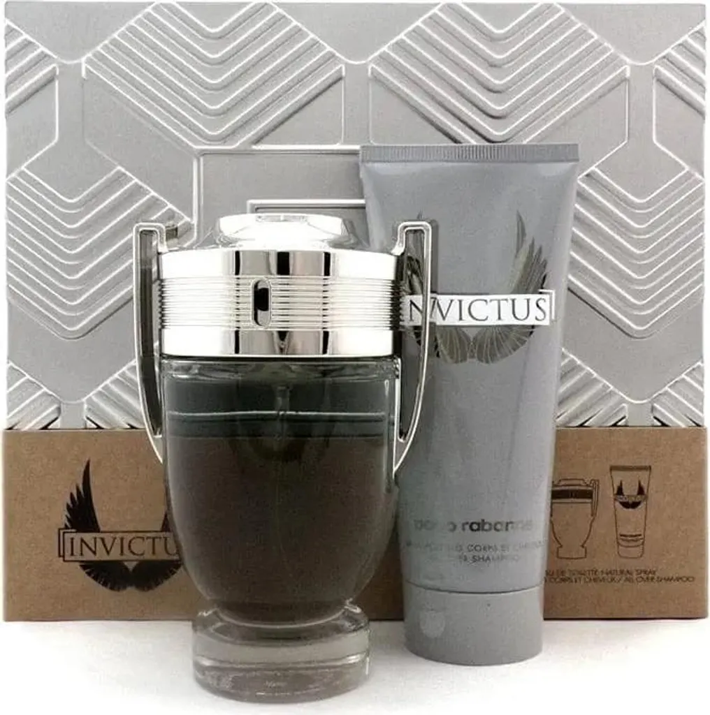 Rabanne Invictus Set EDT 100ml + 20ml | Profumo Uomo Vittoria Originale - 7