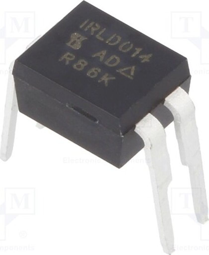 1x Transistor: N-MOSFET 1,2A 60V unipolar 1,3W HVMDIP IRL4PBF N-Kanal-Transistore
