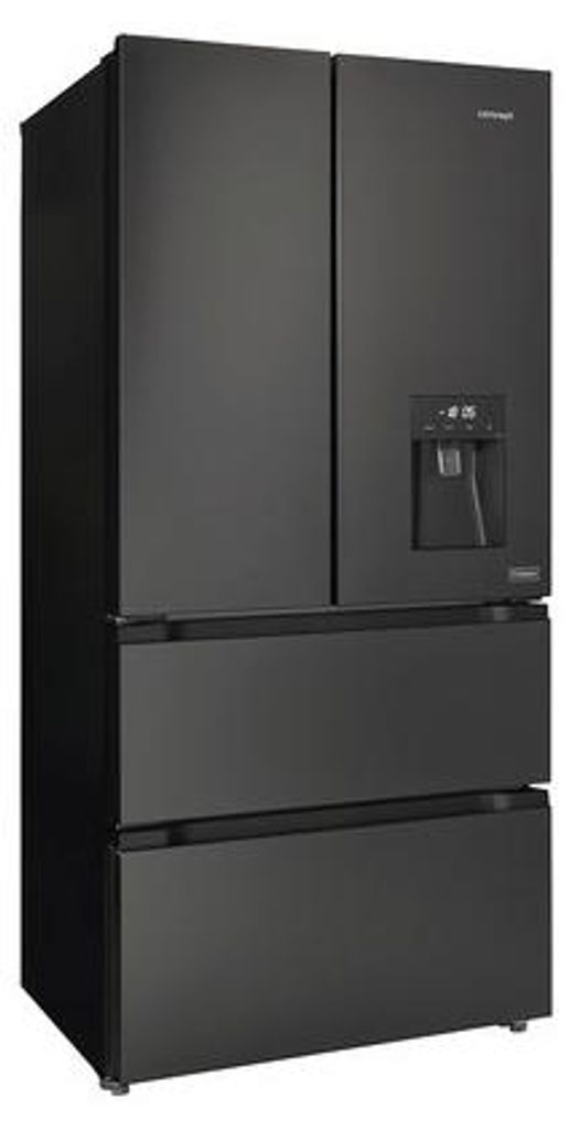 Concept LA6683DS, Freistehend, French door, Schwarz, Produktbild 