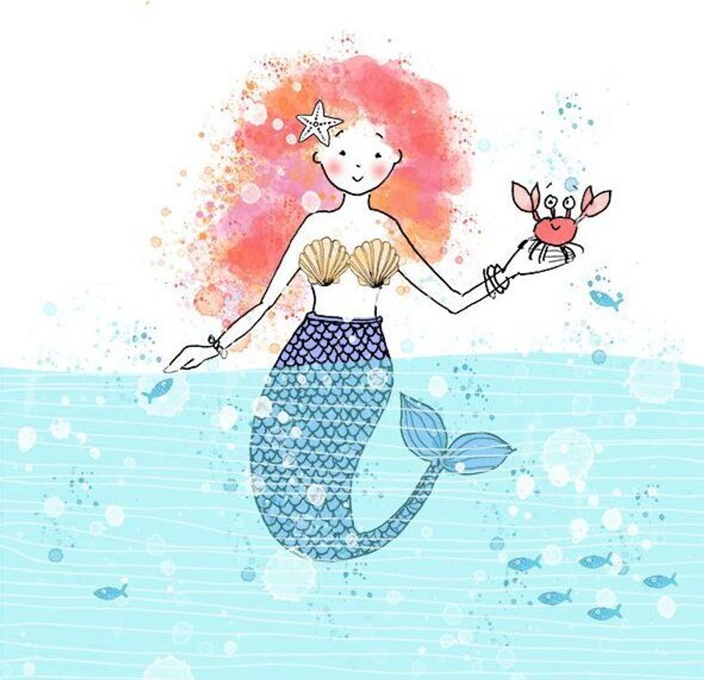 Braun & Company Servietten Mermaid 33 x 33 cm - 20er Pack Produktbild 