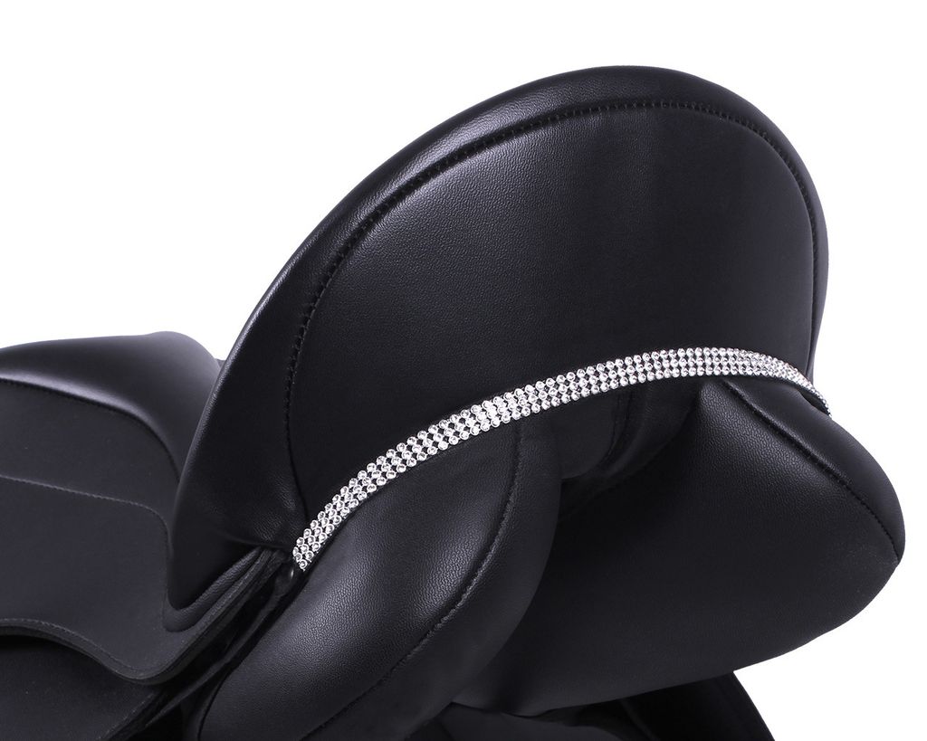 Sattel Jewel Madelon Schwarz/silber Pony