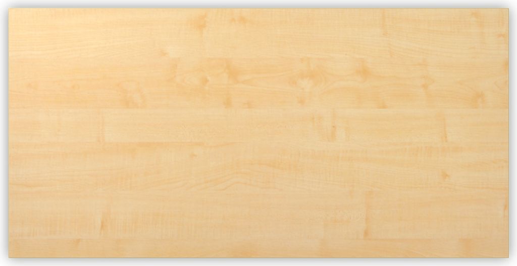 bümö DIY Schreibtischplatte - Nachbildung Ahorn, Größe: 160 x 80 cm
