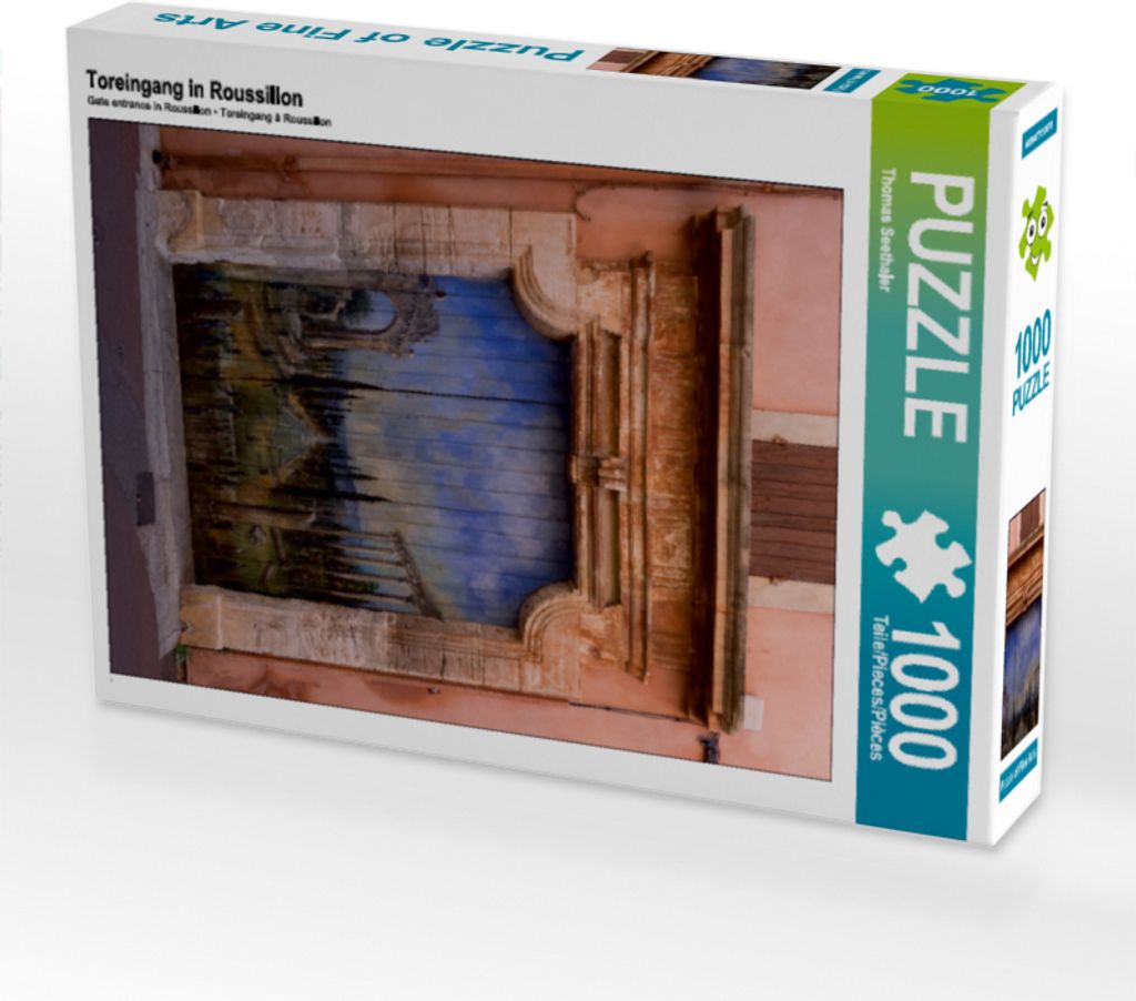 CALVENDO Puzzle Toreingang in Roussillon | 1000 Teile Produktbild 