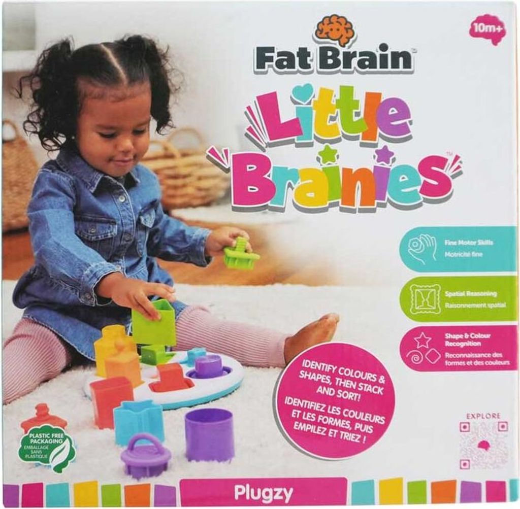 Fat Brain Toys Plugzy vzdělávací hračka - třídička tvarů - Obrázek produktu 